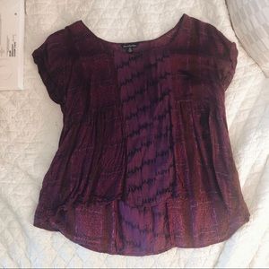 american eagle purple top!